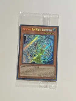 Yu-Gi-Oh! Mystical Elf White Lightning #LDS3-EN135 Secret Rare Limited Ed (NM) - Image 1