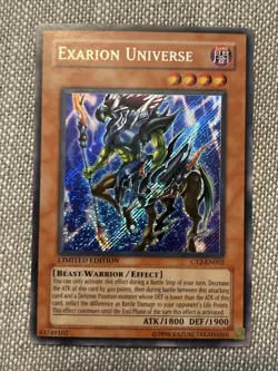 YUGIOH EXARION UNIVERSE CT2-EN002 SECRET NM Vintage Collector Tins - Image 1