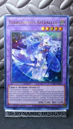 | Yugioh Tearlaments Kitkallos POTE-EN042 1st Edition Ultra Rare NM 🔥 | - Image 1