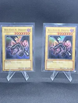 Yu-Gi-Oh! Red-Eyes Black Dragon SDJ-001 1st Edition Ultra Rare x2 - Joey Starter - Image 1