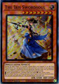 The Iris Swordsoul RA01-EN023 Yu-Gi-Oh! Light Play 1st Edition - Image 1