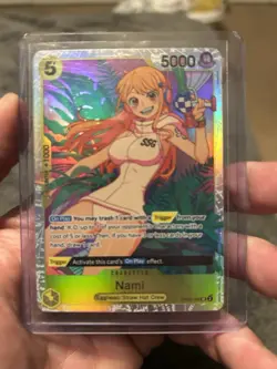 One Piece Card Game Nami OP08-106 SR Japanese Two Legends NM - Image 1