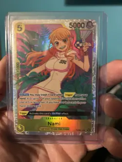 One Piece Card Game Nami OP08-106 SR Japanese Two Legends NM - Image 2
