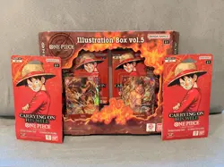 One Piece Illustration Box Vol. 5 + 2x Sleeved Booster Packs - Image 1