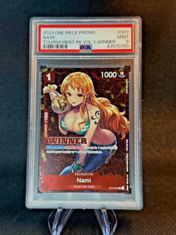 Nami Tournament Vol.3 Winner (ST01-007) 2023 One Piece Promo PSA 9(Mint) English - Image 1