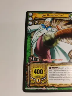 The Baratie Chef - Zeff - One Piece CCG - 2005 - A Quest Begins - Vintage Bandai - Image 2