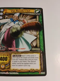 The Baratie Chef - Zeff - One Piece CCG - 2005 - A Quest Begins - Vintage Bandai - Image 3