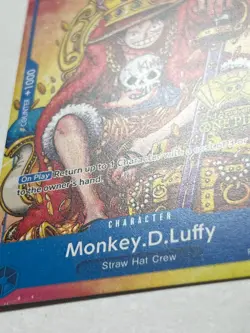 Monkey.D.Luffy (2nd Anniversary Stamped Promo) P-043 One Piece English - Image 4