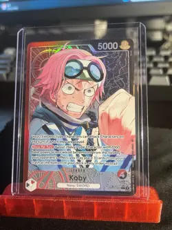 Koby (001) (Alternate Art) OP11-001 A Fist of Divine Speed Foil One Piece TCG - Image 1