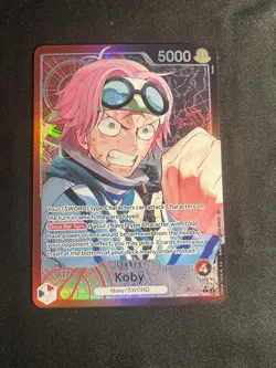 Koby (001) (Alternate Art) OP11-001 A Fist of Divine Speed Foil One Piece TCG - Image 2