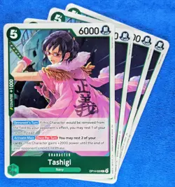 4x Tashigi OP14-029 R | NM | The Azure Sea's Seven | One Piece TCG | English - Image 1