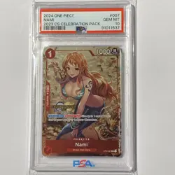 2024 ONE PIECE CHAMPIONSHIP 2023 CELEBRATION PACK #007 NAMI PSA 10 - Image 1