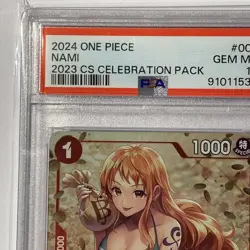 2024 ONE PIECE CHAMPIONSHIP 2023 CELEBRATION PACK #007 NAMI PSA 10 - Image 2