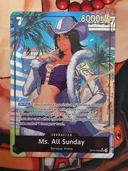 OP14-084 - Ms. All Sunday (SR) - Alternate Art - One Piece TCG - English - Image 1