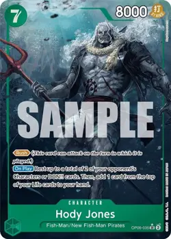 TCG Wings of the Captain Super Rare Hody Jones OP06-035 [Alternate Art] - Image 1