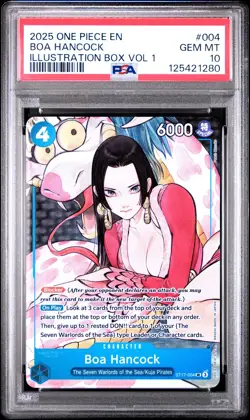 2025 One Piece Promos Illustration Box Vol. 1 #004 BOA Hancock PSA 10 - Image 1