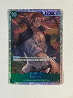 Shanks (028) OP13-028 One Piece CCG Carrying On His Will Foil - Image 1