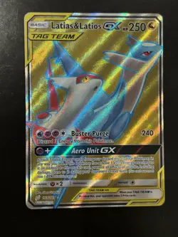 Pokemon Latias & Latios GX Team Up Holo Full Art Ultra Rare Card #169/181 - Image 1
