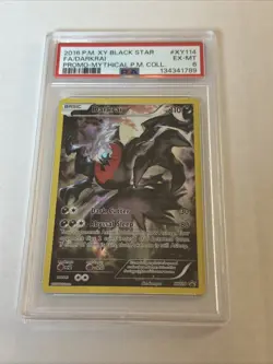 Pokemon TCG Darkrai XY114 Holo Card Full Art Promo Black Star 2016 - Image 1