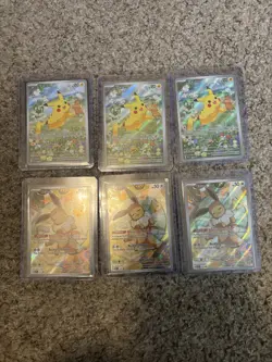 Pokemon Promo Cards Eevee And Pikachu - Image 1