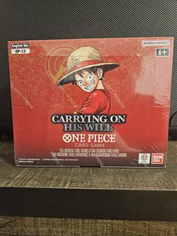 One Piece OP13 OP-13 TCG Carrying On His Will Booster Box English SEALED NEW - Image 1