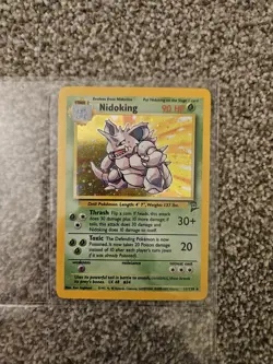 Pokemon Base Set 2 Lot Of 21 Cards With Nidoking Holo Great Condition - Image 1