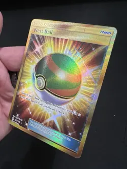 Nest Ball 158/149 SM Base Set Holo Gold Hyper Rare Card Near Mint - Image 5