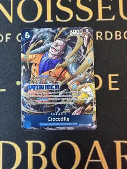 Crocodile Treasure Cruise Winner SR-ST03-003 One Piece Card English - Image 1