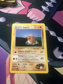 Pokemon Brock's Diglett Gym Challenge 67/132 Regular Common Card TCG - Image 1