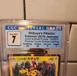 Pokemon Card 【U.S./DDP】Shibuya’s Pikachu Promo S-P Card 002/S-P PSA6 - Image 2