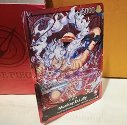 Monkey.D.Luffy (gear 5) ST21-001 L, foil, ALT, english (Bashikou) one piece card - Image 4