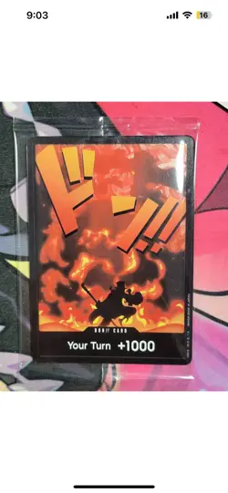 One Piece Foil Don Card Promo Sealed Devil Fruit Collection Ace and Sabo Vol 2 - Image 1