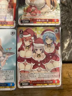 Weiss Schwarz Japanese Anime Waifu Girls Cards Set Of 4 NM Rare Holo Cards - Image 4