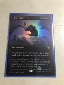 MTG English Grave Pact (Borderless) NM Foil Commander Masters - Image 1