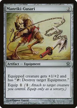 Manriki-Gusari 1x FOIL SOK MTG Saviors of Kamigawa Uncommon MINT artifact - Image 1