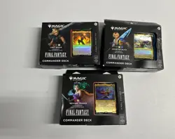 FINAL FANTASY Sealed Commander Deck (Set of 3 Decks) Magic MTG - Image 1