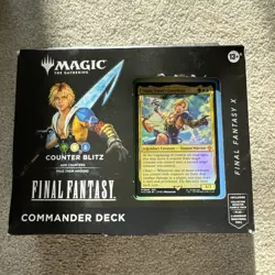 Final Fantasy Commander Deck FFX Counter Blitz Magic The Gathering *NEW SEALED* - Image 1