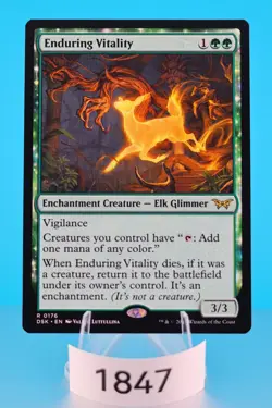 MTG Enduring Vitality Duskmourn: House of Horror Regular #176 - Image 1