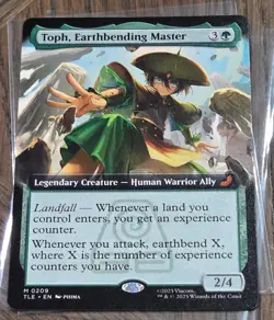 MTG Magic Avatar -Toph, Earthbending Master -M0209 -Extended -NM! 👀 - Image 1