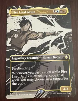 Fire Lord Azula (0313) (Borderless) Avatar: The Last Airbender Regular - Image 1