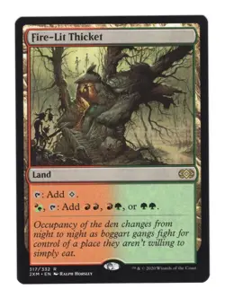 Fire-Lit Thicket Near Mint, English Double Masters MTG Magic - Image 1