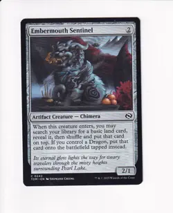 MAGIC THE GATHERING MTG TARKIR DRAGONSTORM EMBERMOUTH SENTINEL (#1) - Image 1