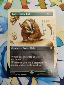 Badgermole Cub (Borderless) Avatar: The Last Airbender. - Image 1