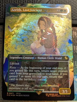 AERITH, LAST ANCIENT Chocobo Track Foil - Final Fantasy MTG Magic: the Gathering - Image 1