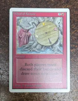 Magic MTG Unlimited Wheel of Fortune MODERATELY PLAYED MP - Image 1