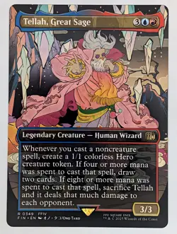 (Normal) Tellah, Great Sage (Borderless) (349) FINAL FANTASY Mtg NM - Image 1