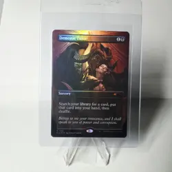 MTG - Demonic Tutor - Secret Lair - Rainbow Foil - NM - 1x - Image 1