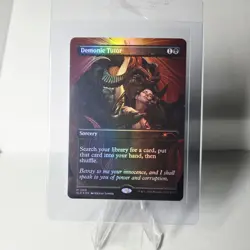 MTG - Demonic Tutor - Secret Lair - Rainbow Foil - NM - 1x - Image 3