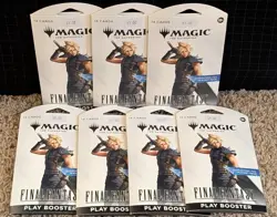 * Magic The Gathering * Final Fantasy * Play Booster Pack Lot x7 Sleeved 2025 * - Image 1