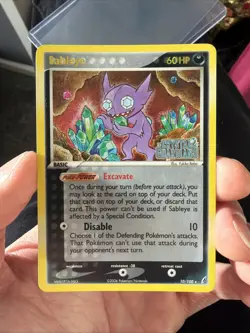 Pokemon TCG Sableye Ex Crystal Guardians Reverse Holo Stamped 10/100 NM - Image 1